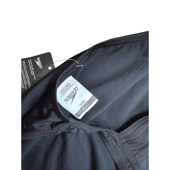 Speedo Pro LT Women's Size 10/36 Team Black Competition Swimsuit - Training NWT - Picture 3 of 4